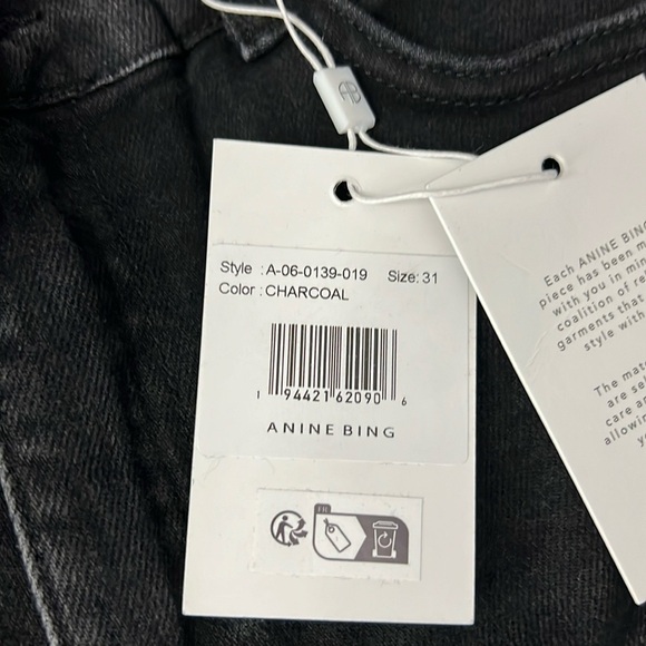 Anine bing jax skinny jeans women’s 31 - Picture 4 of 8